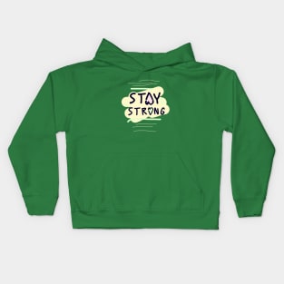 stay strong heart Kids Hoodie